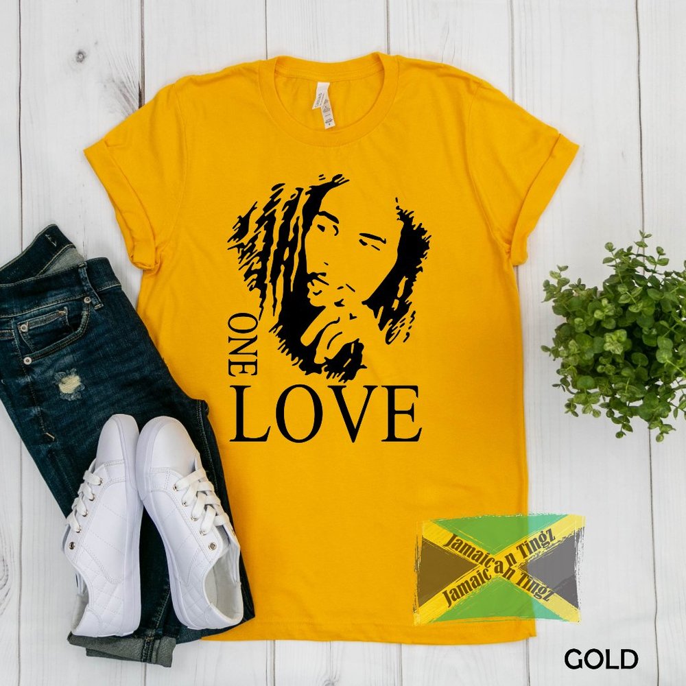 One Love Bob Marley Jamaica Shirt,Men & Women Fit